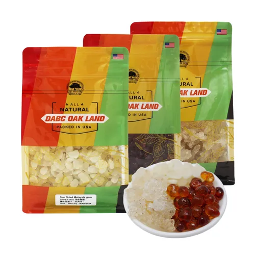 Vista 9 de DABC OAK LAND Goma de Durazno Silvestre, Flor de Durazno Comestible 100% Natural, Lágrimas Tao Jiao Resina de Durazno, 滋補抗皺 桃膠 Estimulante