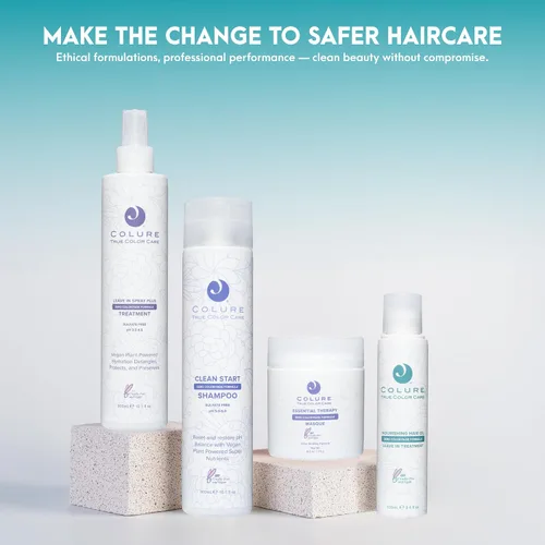 Vista 7 de COLURE Aceite nutritivo para el cabello, 3.4 onzas líquidas, tratamiento de peinado antiencrespamiento y protector térmico para brillo y humedad