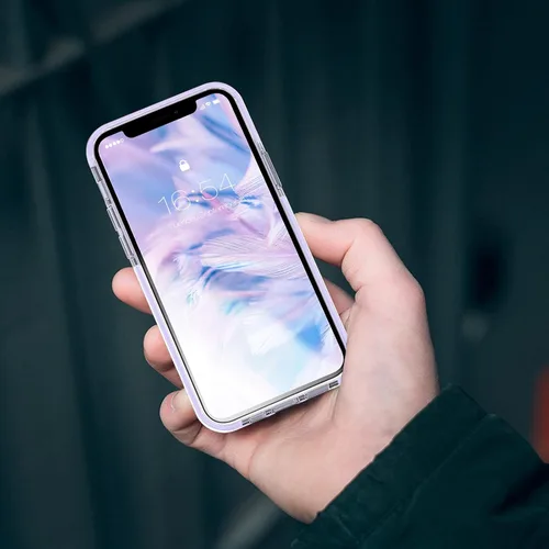 Vista 7 de MATEPROX Carcasa para iPhone 12 Pro e iPhone 12, transparente y delgada, a prueba de golpes y caídas, transparencia de cristal