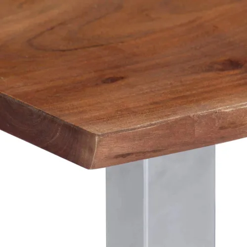 Vista 6 de Mesa auxiliar, mesa de centro de granja con armarios de almacenamiento, mesa de centro única adecuada para sala de estar, oficina, balcón con bordes