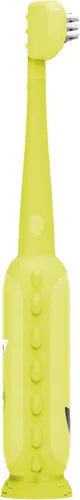 Vista 13 de Dr. Brown's ToothScrubber Cepillo de dientes para niños pequeños, cepillo de dientes de entrenamiento de triple cara con base de ventosa, monstruo
