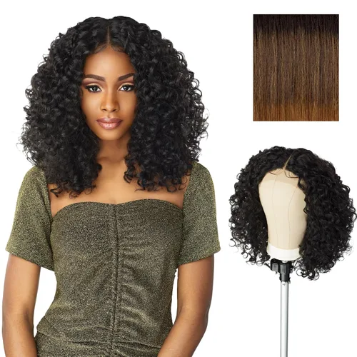 Vista 13 de Sensationnel Butta LaceWig-Unit 5, 1 JETBLACK