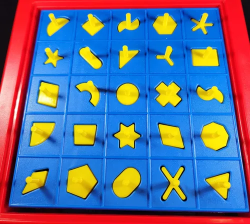 Vista 3 de Juego de mesa Perfection - Juego completo de 25 piezas de repuesto, piezas y formas de clavijas