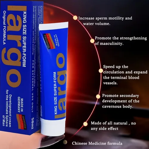 Vista 2 de Largo Masaje Masculino Crema de Masaje para Extender Más Grande, Más Duro y Más Largo