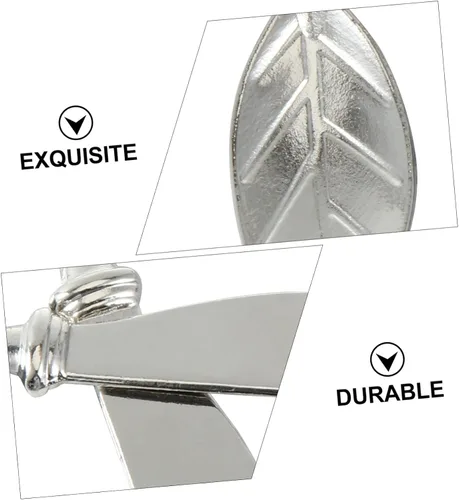 Vista 4 de BESTonZON Espátula de metal, 4 piezas, herramienta para el hogar, mantequilla para cuchillo, maní, utensilios prácticos, cuchillos de sándwich