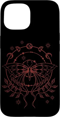 Vista 6 de Alt Emo Fairy Grunge Fairycore Goth Moth Moon Phases Case for iPhone 16