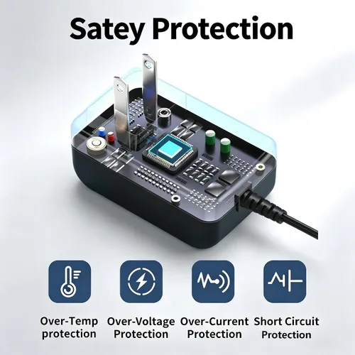 Vista 2 de Adaptador de 12 V CA/CC compatible con PHIHONG PSM11R-120 Cliente P/N 46001802 Cable de fuente de alimentación