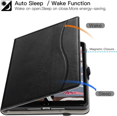 Vista 7 de Funda para iPad mini 5 2019/Mini 4 3 2 1 de 7.9 pulgadas, Cubierta Folio de Soporte de Cuero PU Premium con función de encendido y apagado