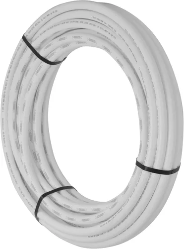 Vista 10 de SharkBite - Tubo de agua flexible PEX-B blanco de 1/2 pulgada x 1.5 metros, hecho en los Estados Unidos, paquete de 10, para fontanería, U860W5