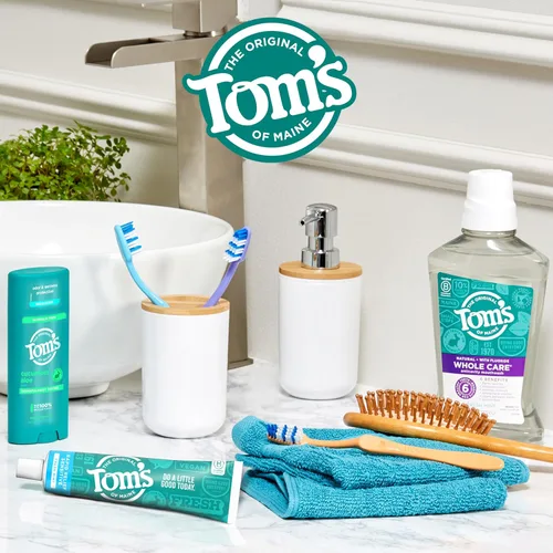 Vista 9 de Tom's of Maine Pasta de dientes sensible de alivio rápido sin flúor, menta fresca, 4 onzas (el embalaje puede variar)