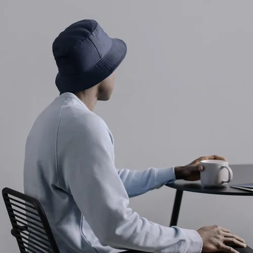 Vista 6 de Sombrero de pescador para mujeres y hombres, gorra de pesca de algodón para el sol