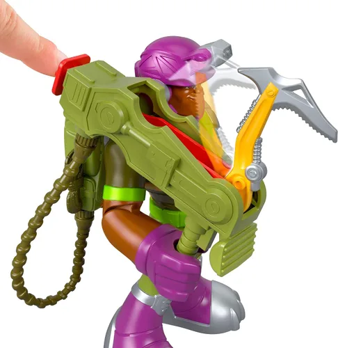 Vista 4 de Fisher-Price Rescue Heroes Rocky Canyon, figura de 6 pulgadas con accesorios