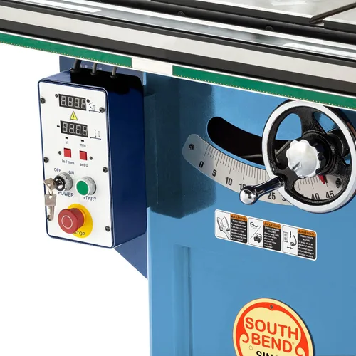 Vista 6 de Sierra de mesa South Bend SB1110 de 10" 3HP 220V (MULTI BOX)