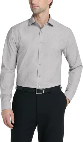 Vista 32 de Kenneth Cole - Camisa de vestir para hombre, corte ajustado, cuadros y rayas (estampadas)