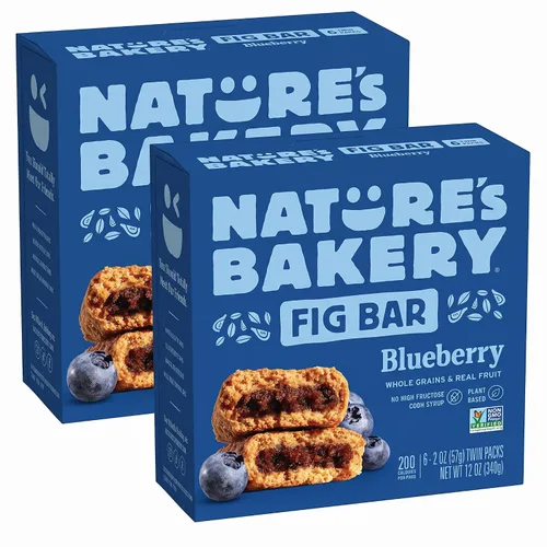 Vista 11 de Nature's Bakery - Barras de mora azul y higo, 2 oz, 6