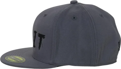 Vista 5 de 5% Nutrition Gorra de camionero Flexfit Snapback negra y roja para hombres y mujeres