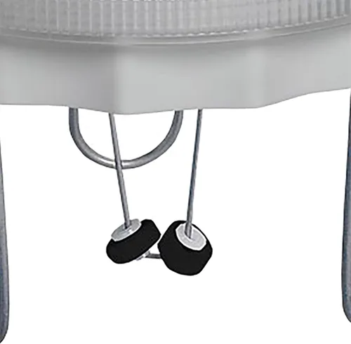 Vista 7 de Allied Precision Bird Scene 8WW Solar Water Wiggler, 5 pulgadas, gris