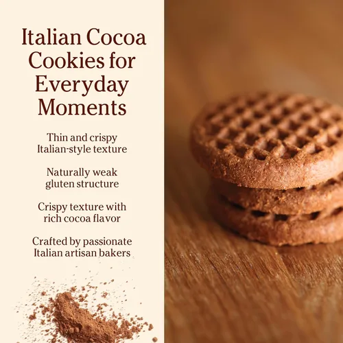 Vista 6 de Jovial Galletas orgánicas de cacao crujiente Einkorn – Galletas orgánicas, galletas veganas, altas en proteínas, certificado de comercio justo
