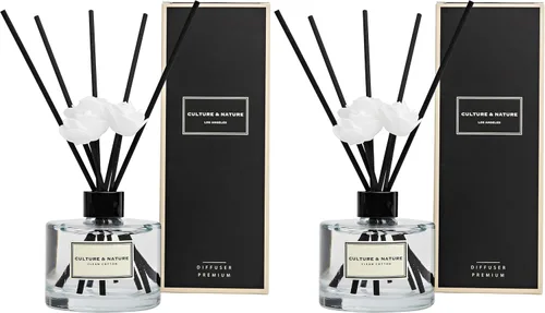 Vista 7 de Culture & Nature - Difusor de varillas de 6.7 onzas líquidas - Rosa negra
