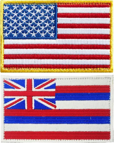 Vista 9 de stidsds Paquete de 2 parches bordados con la bandera de Estados Unidos de Alabama Alabama, bandera de Estados Unidos, bandera de Estados Unidos