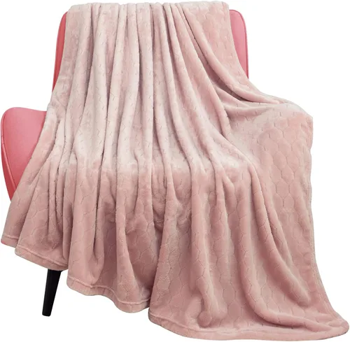 Vista 12 de TOONOW - Manta decorativa de vellón, mullida, supersuave, esponjosa y con patrón geométrico, de franela de microfibra, para sillón, cama y sofá