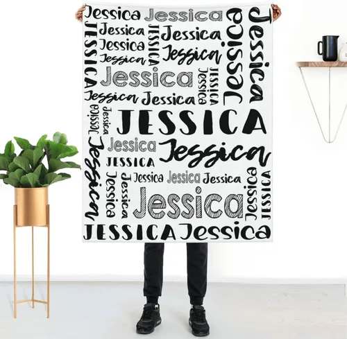 Vista 18 de Mantas de bebé personalizadas para niñas y niños con nombre, mantas de bebé personalizadas con nombre, mantas personalizadas para niños, artículos