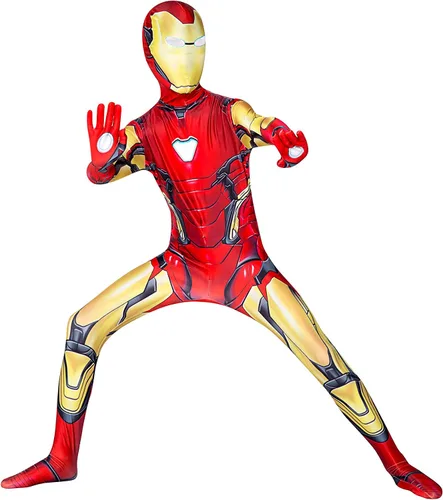 Vista 4 de LISUNO Superhero Kids Bodysuit Costumes Halloween Cosplay Costumes