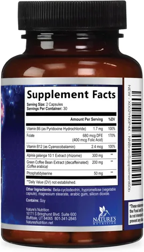 Vista 9 de Píldoras de suplemento de memoria cerebral, nootrópicos de fuerza 3X para concentración, claridad y apoyo de enfoque, salud cerebral, vitaminas
