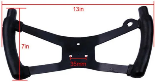 Vista 2 de Go Kart - Volante con forma de mariposa, volante de repuesto para carritos de Go Kart
