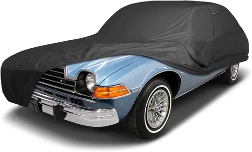 Vista 21 de iCarCover Funda de automóvil personalizada de alta calidad para AMC Ambassador 1965-1973, resistente, impermeable, para todo tipo de clima, lluvia