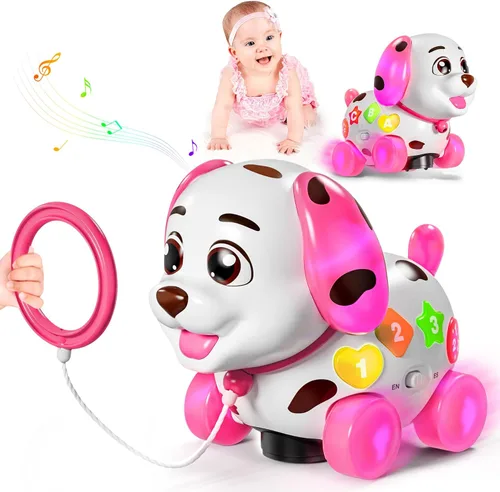 Vista 8 de Juguetes musicales para niños de 1 año, regalos para bebés de 6-12-18 meses, juguetes de aprendizaje para cachorros para niños de 1 año, regalos