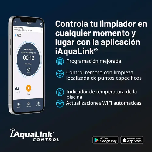 Vista 6 de Polaris VRXIQ+ - Limpiador robótico inteligente para piscinas con control iAquaLink Cable extralargo de 70 pies con giro que reduce los enredos
