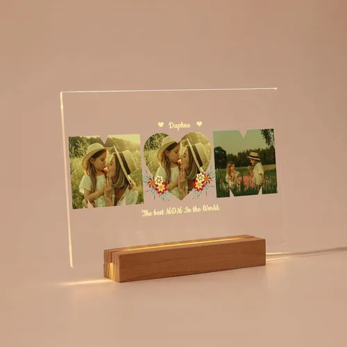Vista 17 de MOIFAITYA - Placa de collage de fotos personalizada, marcos de fotos personalizados, regalos de fotos para el día de San Valentín, boda, él, pareja