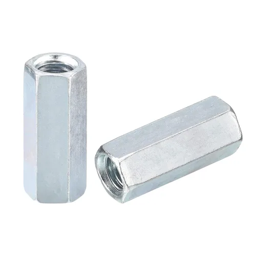 Vista 14 de uxcell Tuercas de acoplamiento M5x8x12mm - Acoplador de varilla roscada hexagonal de acero al carbono galvanizado para muebles, electrónico