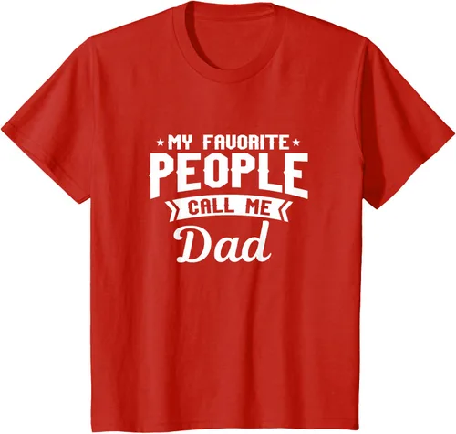 Vista 3 de My Favorite People Call Me Dad - Camiseta divertida, Negro, S