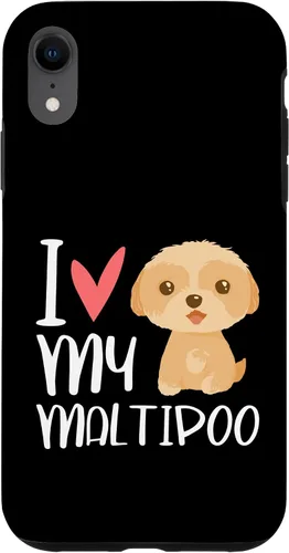 Vista 24 de iPhone 16 Maltipoo Dog Lover Hybrid Multipoo Breeder Heart Fur Parent Case