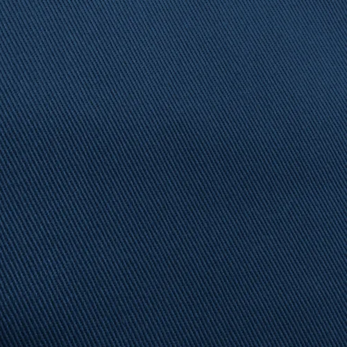 Vista 2 de Ultimate Textile Poly-Cotton Twill 60-Inch Round Tablecloth - Fits Tables Smaller Than 60-Inches in Diameter, Navy Blue