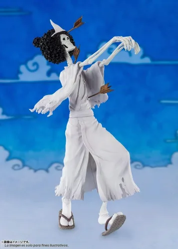 Vista 6 de TAMASHII NATIONS - Una pieza - Brook (Honekichi), Bandai Spirits FiguartsZERO Estatua coleccionable