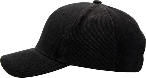 Vista 4 de Gorra de béisbol para hombre y mujer, ajustable, lisa, de calidad, para deportes