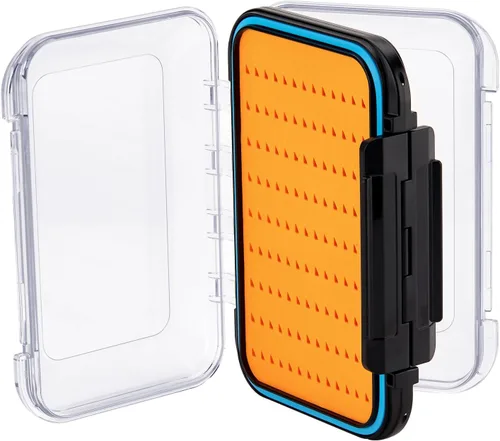 Vista 16 de Gonex Cajas de pesca con mosca para cajas de jig de pesca con mosca de dos caras, caja de pesca con mosca impermeable y ligera, tapa transparente