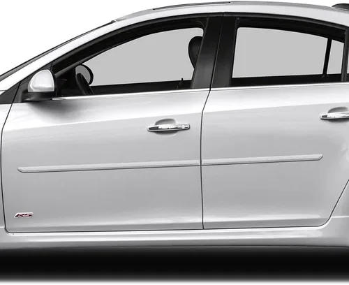 Vista 2 de FE-Cruze - Moldeo lateral de cuerpo terminado compatible con Chevrolet Cruze - Aqua Blue Metallic WA638R (GBD)