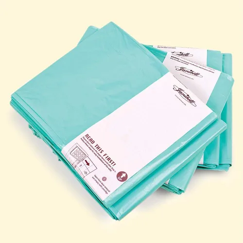 Vista 3 de Collections Etc Akord Slim - Paquete de 2 recambios de revestimiento para sistema de eliminación de incontinencia de adultos, azul, 7 galones