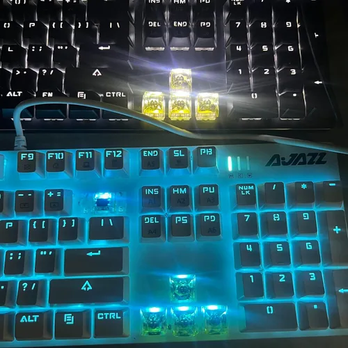 Vista 6 de Teclas personalizadas de 4 teclas para teclado mecánico MX