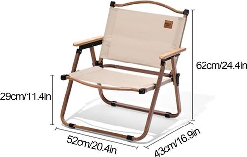 Vista 3 de Sillas plegables para campamento, silla de playa portátil para exteriores, plegables, sillas ligeras para exteriores, para picnic, césped, ocio