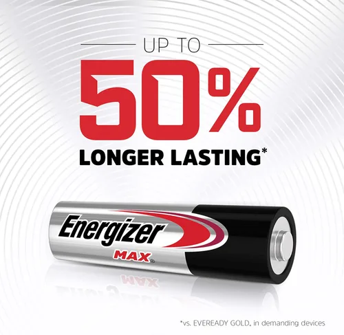 Vista 3 de Energizer Paquete de pilas alcalinas AA y AAA MAX (16 AA + 12 AAA)