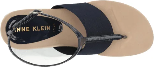 Vista 5 de Anne Klein Sandalias de cuña de charol Ikari para mujer