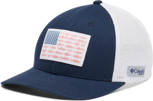 Vista 208 de Columbia Gorra de Béisbol de Malla con Logotipo PFG Unisex para Adultos