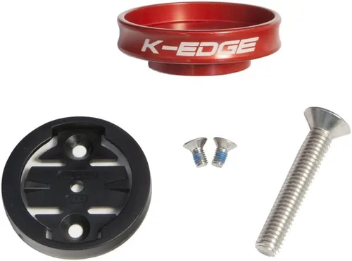 Vista 4 de K-Edge Gravity Top Cap Soporte para computadora de bicicleta Garmin Negro accesorios de ciclismo-electrónica