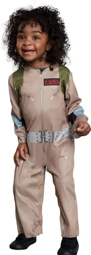 Vista 3 de Party City Ghostbusters Halloween Costume for Babies Includes Printed Jumper with Leg Snaps