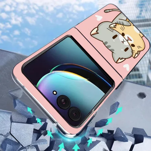 Vista 4 de Razr Plus 2023 - Carcasa rígida protectora a prueba de golpes para Motorola Razr+ 2023 y Razr Plus 2023